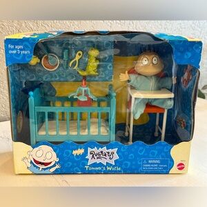 Vintage 1997 Rugrats Tommy’s World.  Mattel Tommy Pickles Figure.